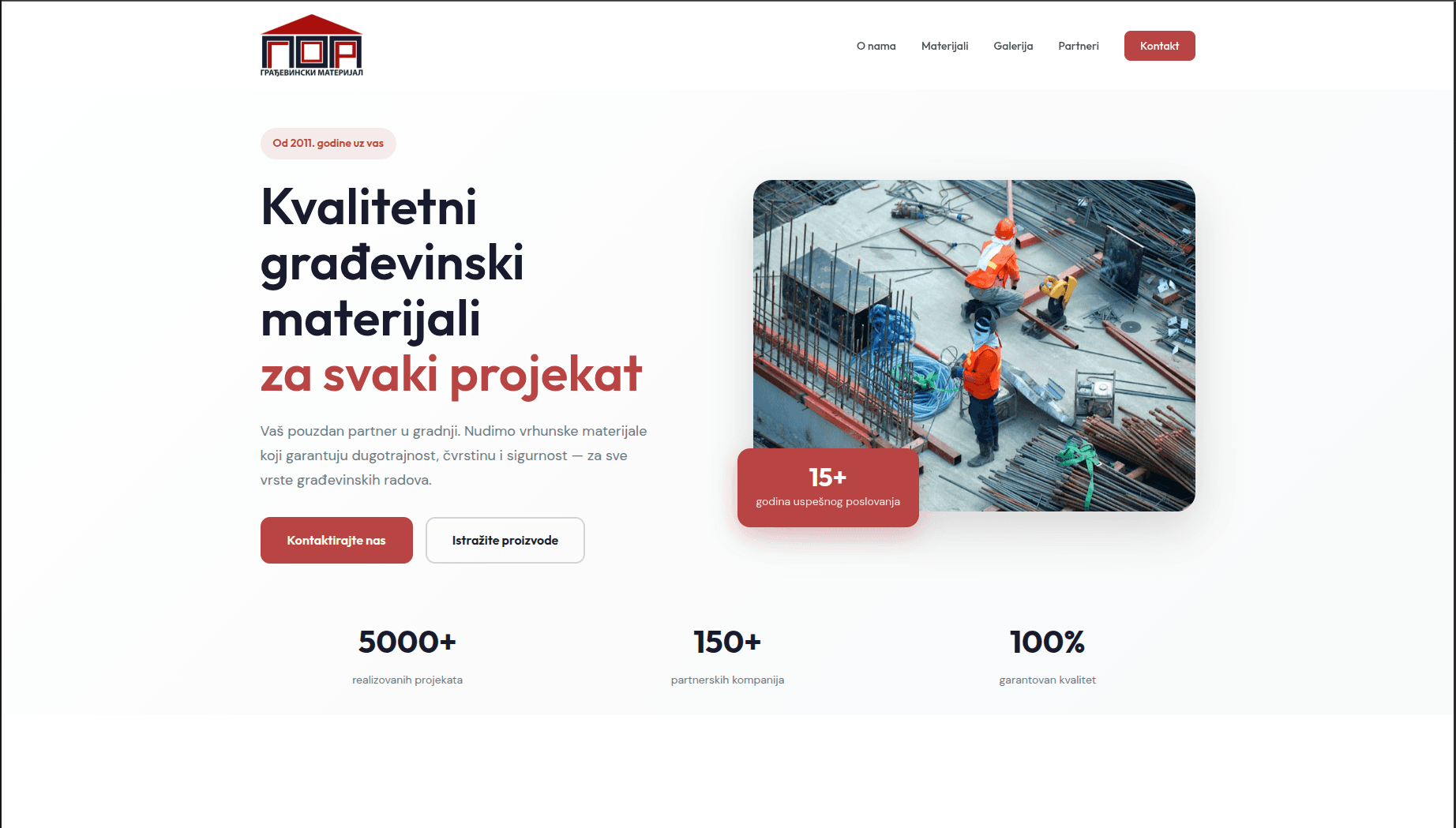 PopGor website screenshot